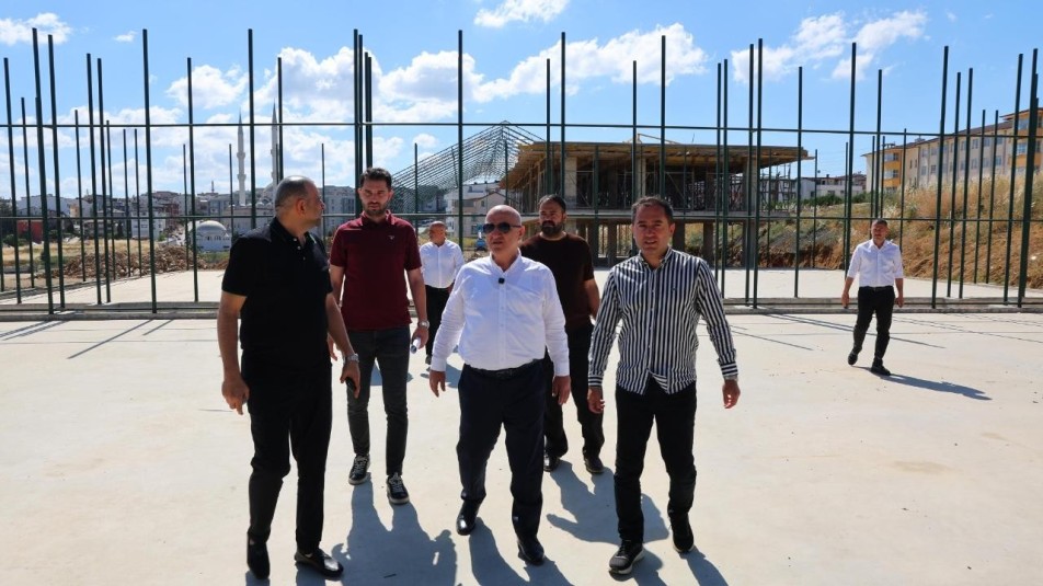 Darıca'nın yeni spor kompleksi yükseliyor