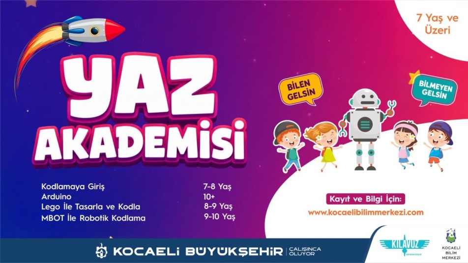 Kocaeli Bilim Merkezi'nde bilim dolu bir yaz