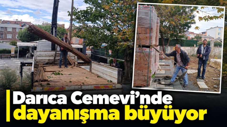 Darıca Cemevi'nde dayanışma büyüyor