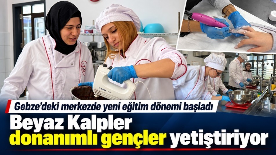 Gebze'deki merkezde yeni eğitim dönemi başladı;  Gebze Beyaz Kalpler donanımlı gençler yetiştiriyor