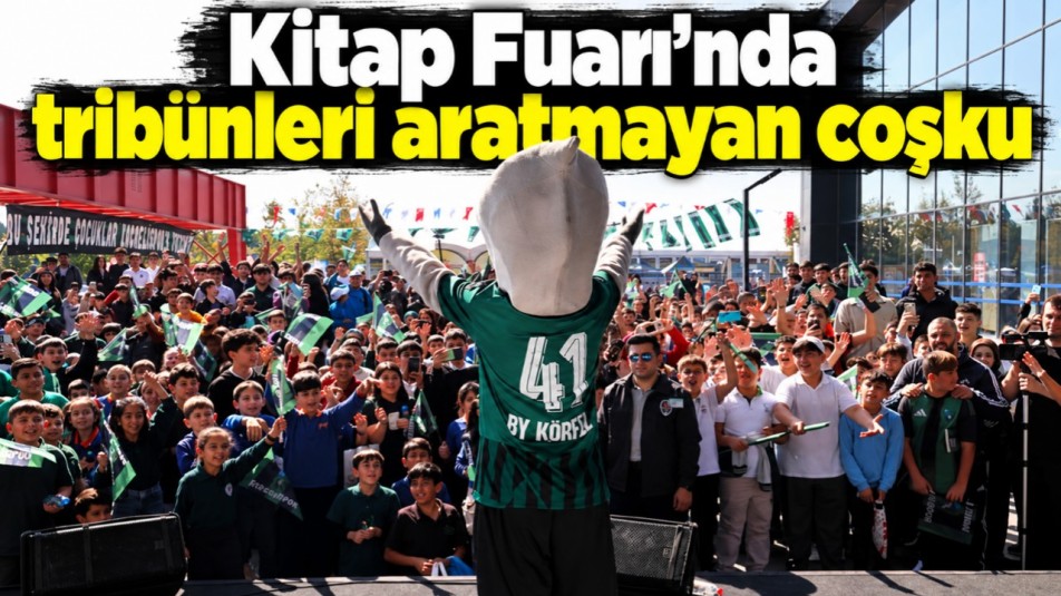 Kitap Fuarı'nda tribünleri aratmayan coşku
